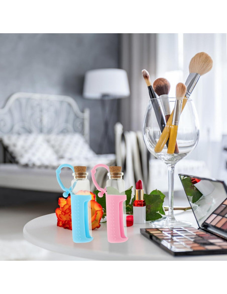 Funda de Silicona para Botellas de Aceite Esencial Artibetter 10ml - 6 Piezas