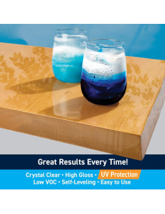 Kit de Resina Epóxica TotalBoat 1 Galón Cristalina 1:1 2