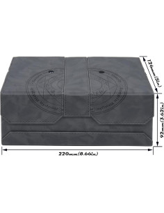 Caja de Barajas Zoopin 200 para Cartas Coleccionables - Negro 2
