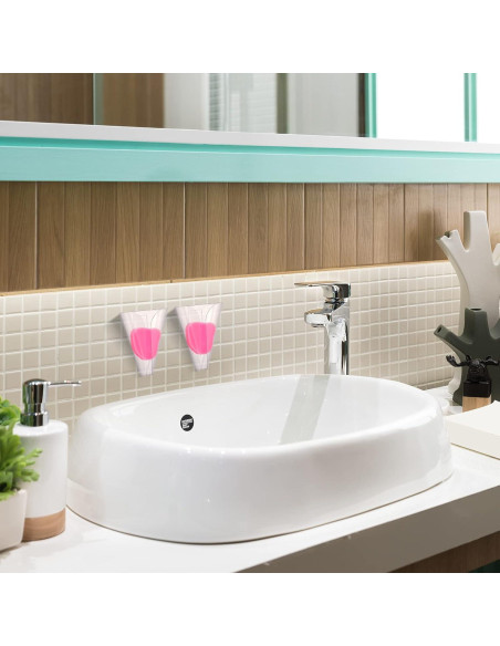 Soporte de Jabón Montado en Pared CHENGU - 2 Piezas Transparente