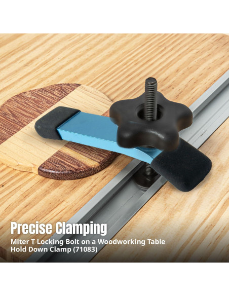 Bolas de Bloqueo Miter T POWERTEC 1/4"-20 2.54 cm 10PK