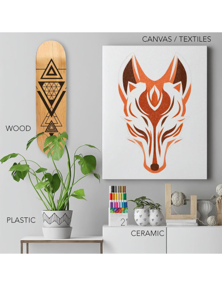 Marcadores de Pintura Acrílica CHROMATEK - 21 Colores Premium