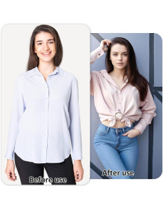 Anillo de Bufanda Giantree 6 Piezas Clip de Corbata Moda 2