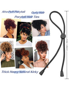 Tiras de cabello ajustables GJRR para peinados rizados - 6 unidades 2