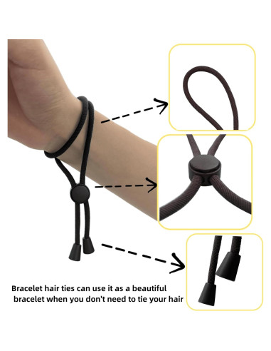 Tiras de cabello ajustables GJRR para peinados rizados - 6 unidades