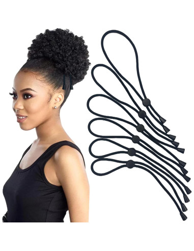 Tiras de cabello ajustables GJRR para peinados rizados - 6 unidades
