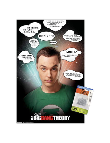 Póster de Pared La Teoría del Big Bang Trends International 37.4x56.8cm