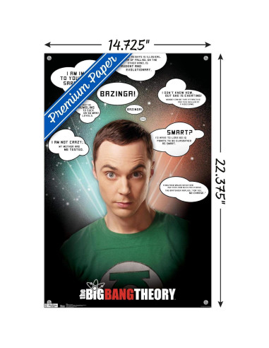 Póster de Pared La Teoría del Big Bang Trends International 37.4x56.8cm