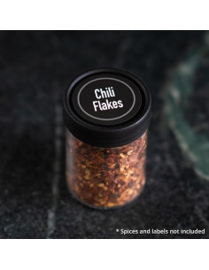 Tarros de Especias de Vidrio AllSpice 3oz - Paquete de 6 2