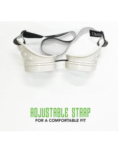 Gafas Steampunk Rave Hyper Vision UMBRELLALABORATORY UV Blancas 2