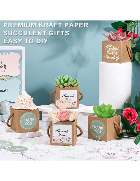 KesaPlan 50 Bolsas de Envoltura para Suculentas con Etiquetas KesaPlan 50 Bolsas de Envoltura para Suculentas con Etiquetas