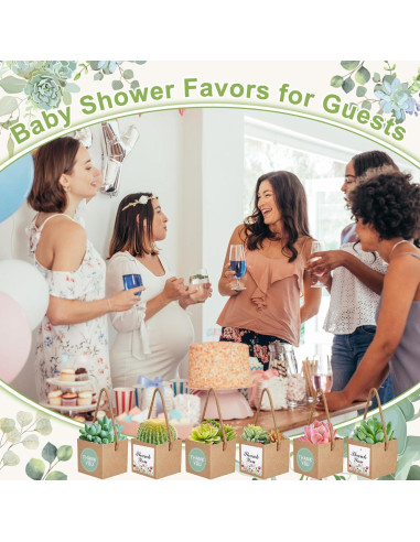 KesaPlan 50 Bolsas de Envoltura para Suculentas con Etiquetas