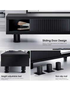 Soporte Doble para Monitor Fenge 108 cm con Cajón y 2 Niveles 2