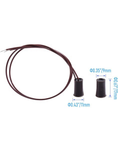Sensor de Contacto de Ventana y Puerta FOCMKEAS NC RC-33 2