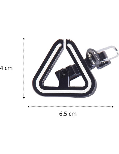Timbre de Bicicleta N+1 Triángulo Clásico Aluminio 22-25mm