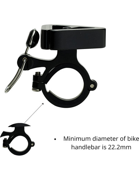 Timbre de Bicicleta N+1 Triángulo Clásico Aluminio 22-25mm