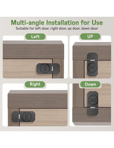 Cerradura de Combinación MeBantoo FY-Code Lock 003 Negra Cerradura de Combinación MeBantoo FY-Code Lock 003 Negra