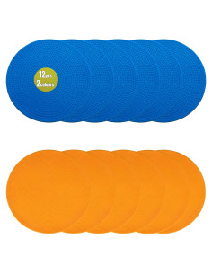 Marcadores de Piso Antideslizantes Aryjmz 22.86 cm 12 Piezas