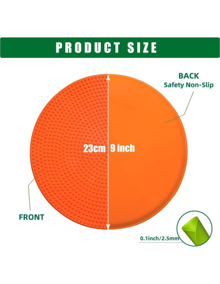 Marcadores de Piso Antideslizantes Aryjmz 22.86 cm 12 Piezas