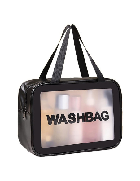 Bolsa de Aseo de Viaje DAPOWER Negra 32x22 cm Impermeable Bolsa de Aseo de Viaje DAPOWER Negra 32x22 cm Impermeable
