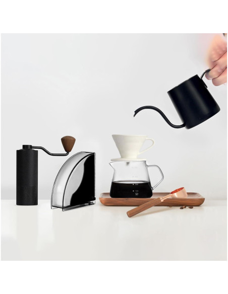 Soporte de Papel para Filtros de Café Kilimazart Negro Brillante