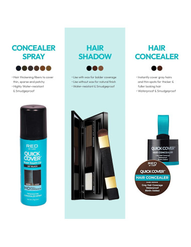 Rociador de Tinte Rápido Red by Kiss 56.7g Marrón Oscuro