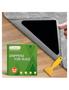 Base Antideslizante para Alfombras Qukaka 8+2 Pcs Lavable