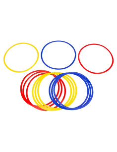 Anillos de Entrenamiento de Velocidad y Agilidad Trademark 12 Pzas
