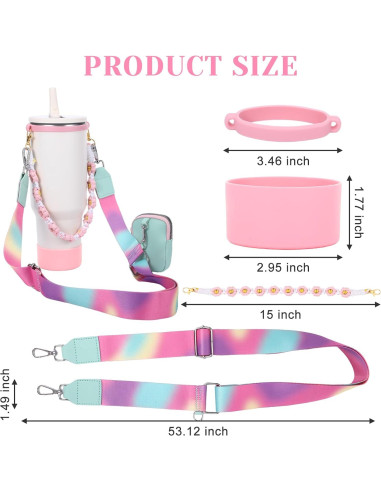 Conjunto de Accesorios para Vaso Stanley Yylaiire 4 Pcs