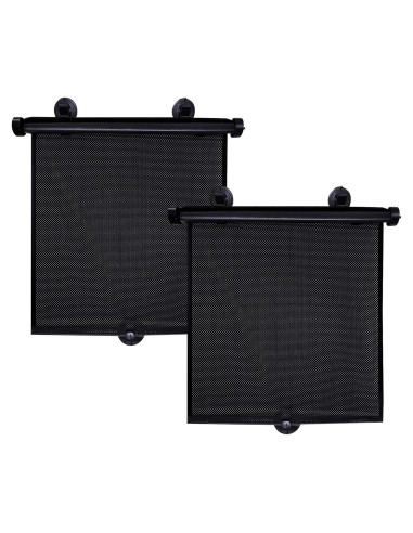 Cortina Solar para Ventana Lateral de Auto Povtii 39.6x45.2cm 2PCS