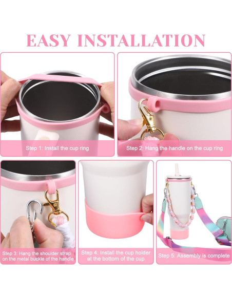 Conjunto de Accesorios para Vaso Stanley Yylaiire 4 Pcs