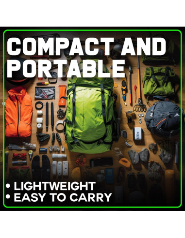 Palos de Luz de Emergencia 12 Unidades 15.24 cm Verde