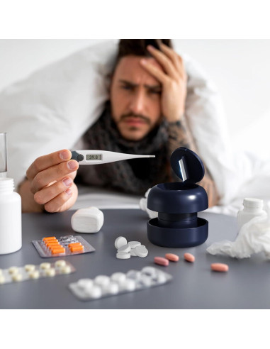 Cortador de Pastillas ZenTiky Compacto con Molinillo Marino