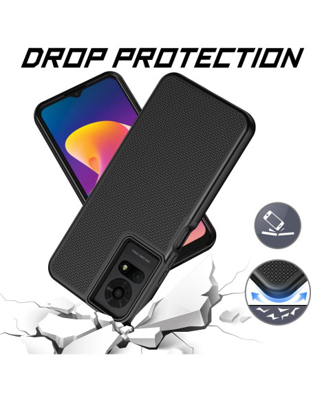 Funda resistente para TCL 50 LE / K23 / K24 con protector Funda resistente para TCL 50 LE / K23 / K24 con protector