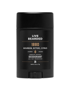 Desodorante Natural para Hombres Live Bearded 75g - Sin Aluminio
