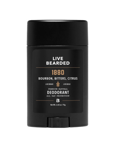 Desodorante Natural para Hombres Live Bearded 75g - Sin Aluminio