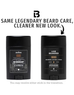 Desodorante Natural para Hombres Live Bearded 75g - Sin Aluminio 2