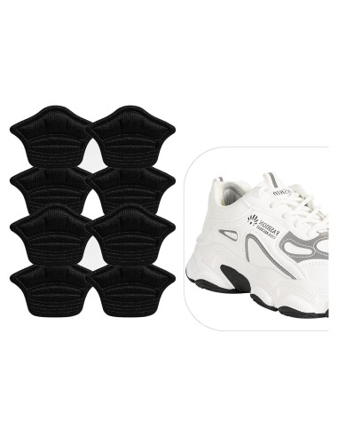 4 Pares de Protectores de Talón Adhesivos FootJKYX - Comodidad y Ajuste