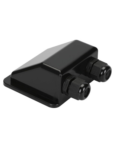 Caja de entrada de cable solar doble TOMSHIELE negra IP68