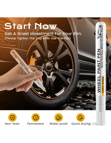 Pintura de Retoque para Llantas DASIUIP Negro Brillante 19.84ml