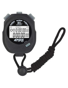 Cronómetro Amble A11 con Temporizador y 20 Memorias