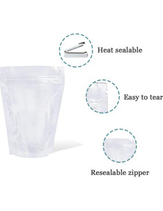 Bolsas Transparentes Reutilizables PABCK 100 Unidades 9x12.5cm 2