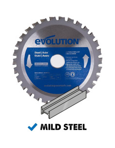 Hoja de sierra Evolution 5-3/8" para acero suave 30 dientes 2