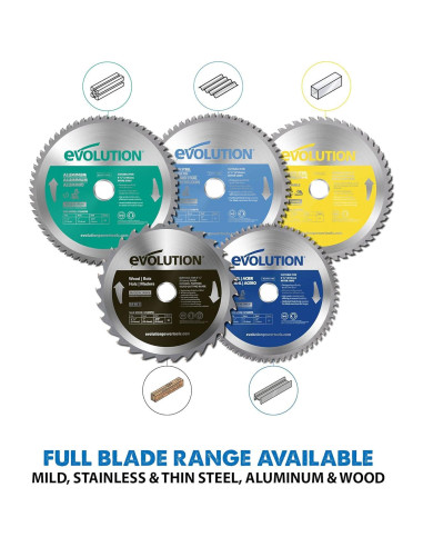 Hoja de sierra Evolution 5-3/8" para acero suave 30 dientes