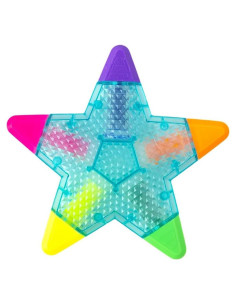 Marcador Resaltador Multicolor HiKin Estrella 5 Colores 0.7mm