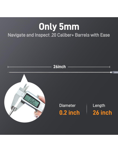 Borescope USB-C Teslong NTG100H-C para Rifles, 66cm, 6 LEDs