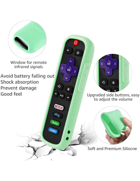 Funda de Control Remoto de Silicona SOTATOO 3 Pack Brillante