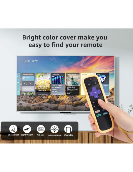 Funda de Control Remoto de Silicona SOTATOO 3 Pack Brillante