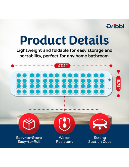 Alfombrilla de Masaje Eléctrica Dribbl Aqua 120x40 cm 6 Velocidades