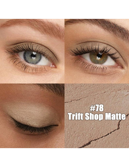 Barra de Sombra de Ojos Mate Nude evpct 2.27g Resistente al Agua